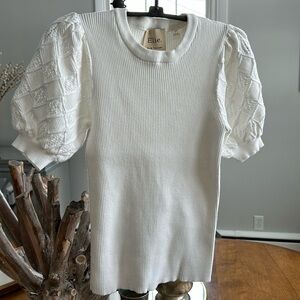 Puff sleeve sweater